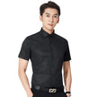   Summer Fashion Men's Shirt: Solid Twill Plain Style Short Sleeved for Business Casual Use Plus Size  Clothing   EUR Brandsonce   Bamboople Brandsonce Brandsonce