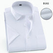   Summer Fashion Men's Shirt: Solid Twill Plain Style Short Sleeved for Business Casual Use Plus Size  Clothing   EUR Brandsonce   Bamboople Brandsonce Brandsonce