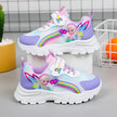   Disney Summer Casual Sneakers LED Light For Girls Frozen Elsa Princess Non-slip Outdoor Children Non-slip Pink Purple Shoes  Shoes   EUR Brandsonce   MINISO Brandsonce Brandsonce