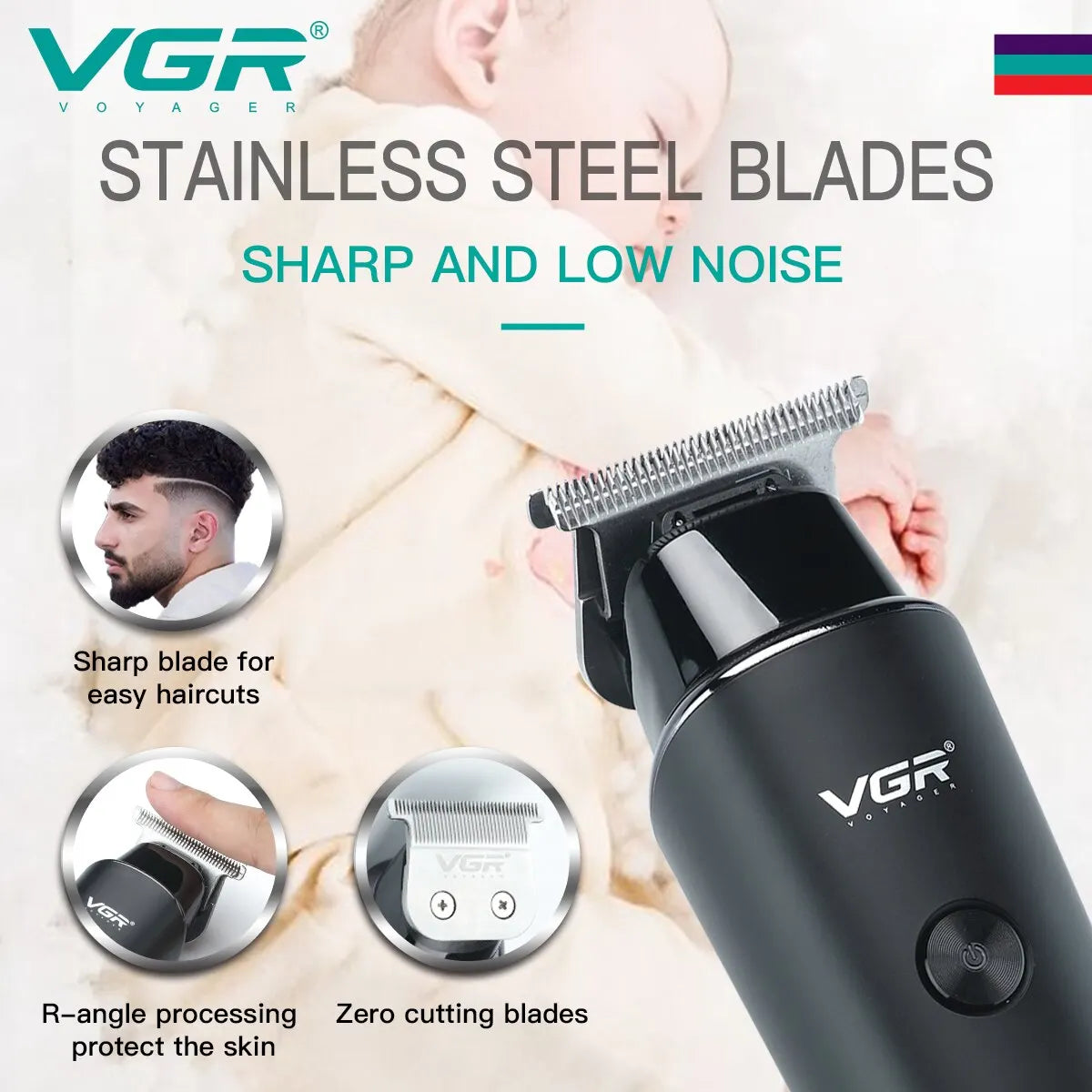   VGR Hair Trimmer Professional Electric Trimmers Cordless Hair Clipper Rechargeable LED Display V 937  hair trimmer   EUR Brandsonce   VGR Brandsonce Brandsonce