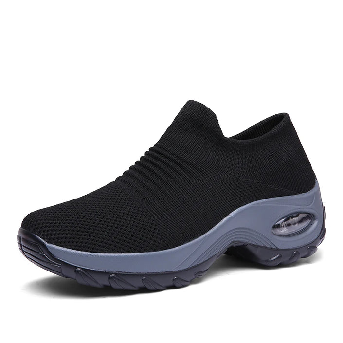   Fashionable Women's Casual Sports Socks Sneakers with Thick Sole Air Cushion Elevated Sloping Heel for Comfort and Style  Shoes   EUR Brandsonce   NoEnName_Null Brandsonce Brandsonce