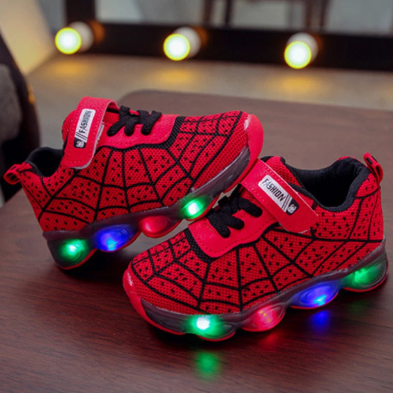   Disney Spiderman Children's Sneakers Boys Casual Anti-slip Mesh Breathable Shoes for Spring Summer  Shoes   EUR Brandsonce   MINISO Brandsonce Brandsonce