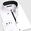   Men's Casual Shirt Long Sleeve Korean Trends Fashion Button-down Collared Shirt Business Dress Shirts  Clothing   EUR Brandsonce   glufigh Brandsonce Brandsonce