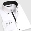   Men's Casual Shirt Long Sleeve Korean Trends Fashion Button-down Collared Shirt Business Dress Shirts  Clothing   EUR Brandsonce   glufigh Brandsonce Brandsonce