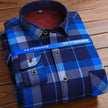   New 2024 Men's Long Sleeve Warm Plaid Shirt Autumn Winter Thick Fleece Casual Oversized  Clothing   EUR Brandsonce   Btsukimi Brandsonce Brandsonce