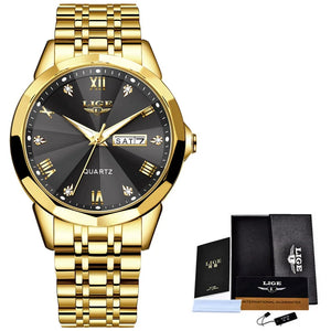   LIGE Watch Casual Waterproof Sport Quartz Wristwatches Top Brand Luxury Week Date Design Watch For Women  Watches   EUR Brandsonce   Lige Brandsonce Brandsonce