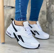   Fashion Sneakers for Women Casual Sports Shoes with Lace-up Mesh Breathable Plus Size Wedge Platform Vulcanised Shoes  Shoes   EUR Brandsonce   NoEnName_Null Brandsonce Brandsonce