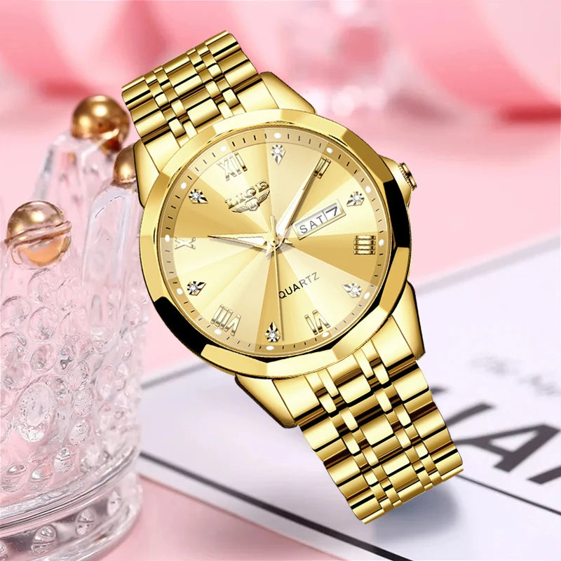   LIGE Watch Casual Waterproof Sport Quartz Wristwatches Top Brand Luxury Week Date Design Watch For Women  Watches   EUR Brandsonce   Lige Brandsonce Brandsonce