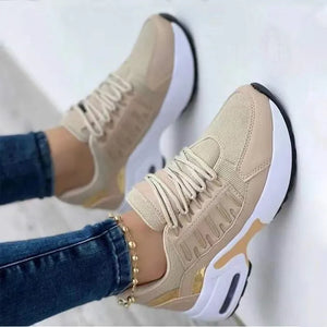   Fashion Sneakers for Women Casual Sports Shoes with Lace-up Mesh Breathable Plus Size Wedge Platform Vulcanised Shoes  Shoes   EUR Brandsonce   NoEnName_Null Brandsonce Brandsonce