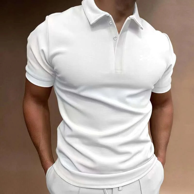   New T-shirt Classic Short sleeved Polo Shirt Summer Top Casual T-shirt Button Collar Super Large  Clothing   EUR Brandsonce   NoEnName_Null Brandsonce Brandsonce