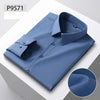   New  free office clothes hight quality silk solid color long-sleeve shirts for men slim fit formal shirt soft wrinkle  Clothing   EUR Brandsonce   qi xiu cai Brandsonce Brandsonce