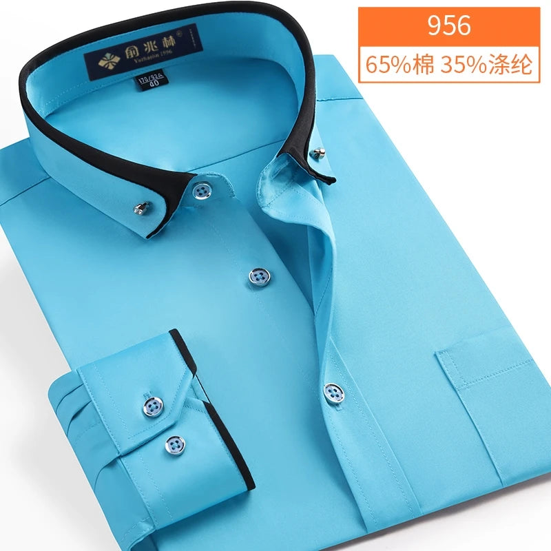   new arrival Spring commercial easy care shirt male oversize long-sleeve plus size M-7XL8XL9XL  Clothing   EUR Brandsonce   Mei So Easy Brandsonce Brandsonce