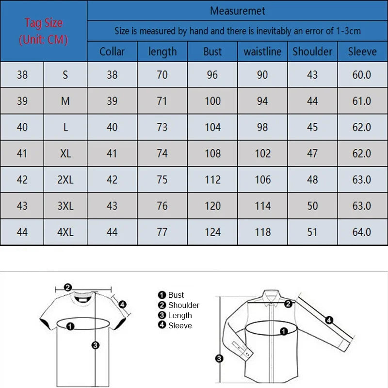   Fashion Long Sleeve Shirts For Men Luxurious Elastic Force Non-iron Solid Color Business Smart  Clothing   EUR Brandsonce   NoEnName_Null Brandsonce Brandsonce