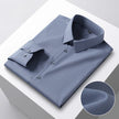   New  free office clothes hight quality silk solid color long-sleeve shirts for men slim fit formal shirt soft wrinkle  Clothing   EUR Brandsonce   qi xiu cai Brandsonce Brandsonce