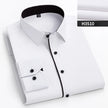   Double Color Slim Fit Men's Shirt Full Sleeve Business Casual Office Apparel Solid Top for Plus Size Men  Clothing   EUR Brandsonce   qi xiu cai Brandsonce Brandsonce