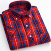   Casual Men's Plaid Shirt Short Sleeve 100% Cotton Soft Comfortable Cardigan Dress for Young Style  Clothing   EUR Brandsonce   PAULFITZGERALD Brandsonce Brandsonce