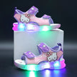   2024 Summer New Baby Led Light Girls Sandals Casual Shoes Anti-slip Kids Shoes  Shoes   EUR Brandsonce   MINISO Brandsonce Brandsonce