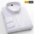   New 100 Cotton Long Sleeve Shirt for Men Oxford Solid Color Striped Shirt Men Long Sleeve Slim Fit  Clothing   EUR Brandsonce   NoEnName_Null Brandsonce Brandsonce