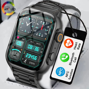   AMOLED Screen Ultra Smart Watch Bluetooth Call Series 8 High Refresh Rate NFC Smartwatch for men and Women  Watches   EUR Brandsonce   GEJIAN Brandsonce