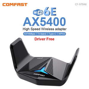   AX5400 WiFi 6E Usb Wifi Adapter 2.4G/5G/6GHz 2 Antenna Adaptador USB3.0 Gaming Wireless Network Card For Win10/11 Driver Free  Electonics   EUR Brandsonce   Comfast Brandsonce Brandsonce