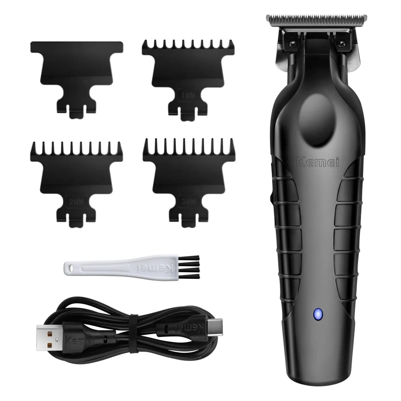   KEMEI Professional Beard & Hair Trimmer for Men Bump Free Technology - Electric Cordless  Gripper   EUR Brandsonce   KEMEI Brandsonce Brandsonce