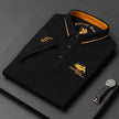   New Summer Korean  Embroidered Polo Shirt Men's Luxury Top Casual Lapel Short Sleeve T-shirt Fashion  Clothing   EUR Brandsonce   ANIMAL GAME Brandsonce Brandsonce