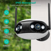   4K 8MP Dual Lens WIFI IP Camera 4MP 180° Wide View Angle Outdoor Wifi Surveillance Camera Night Vision CCTV Security Protection  Cameras   EUR Brandsonce   HAMROLTE Brandsonce
