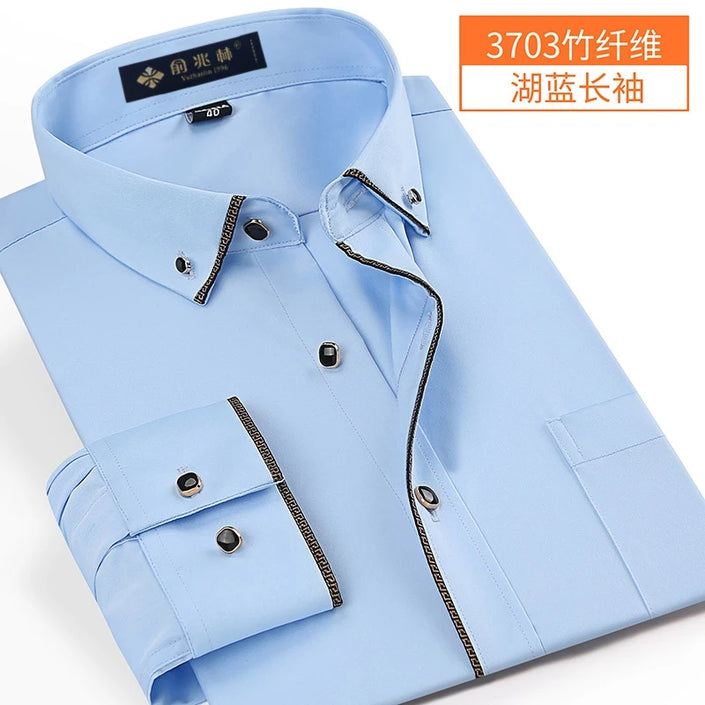   new arrival Spring commercial easy care shirt male oversize long-sleeve plus size M-7XL8XL9XL  Clothing   EUR Brandsonce   Mei So Easy Brandsonce Brandsonce