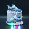   LED Children Tennis Shoe Cartoon Boy Casual Sneaker Mesh Breathable Illuminated Shoes for Girls Kids  Shoes   EUR Brandsonce   NoEnName_Null Brandsonce Brandsonce