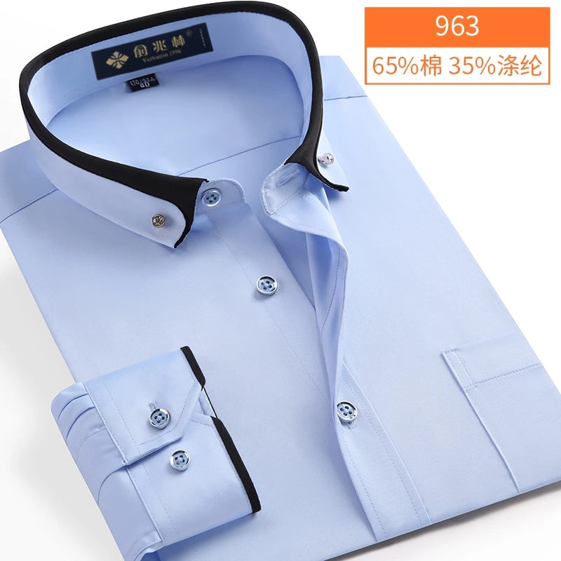   new arrival Spring commercial easy care shirt male oversize long-sleeve plus size M-7XL8XL9XL  Clothing   EUR Brandsonce   Mei So Easy Brandsonce Brandsonce