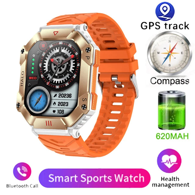   Military Smart Watch Men for xiaomi Band Sports Fitness Tracker Ip67 Waterproof AI Voice Bluetooth Call  Watch   EUR Brandsonce   GEJIAN Brandsonce Brandsonce