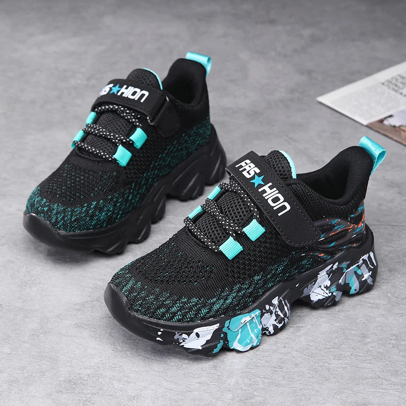   Autumn Children Fashion Sports Shoes High Quality Outdoor Sneakers Boys Girls PU Leisure Shoes  Shoes   EUR Brandsonce   HJSUNFORYOU Brandsonce Brandsonce