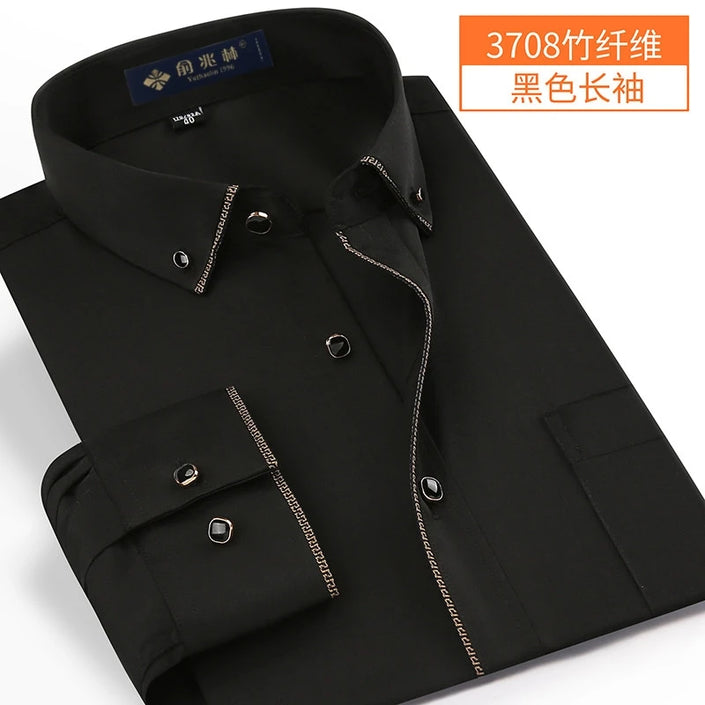   new arrival Spring commercial easy care shirt male oversize long-sleeve plus size M-7XL8XL9XL  Clothing   EUR Brandsonce   Mei So Easy Brandsonce Brandsonce