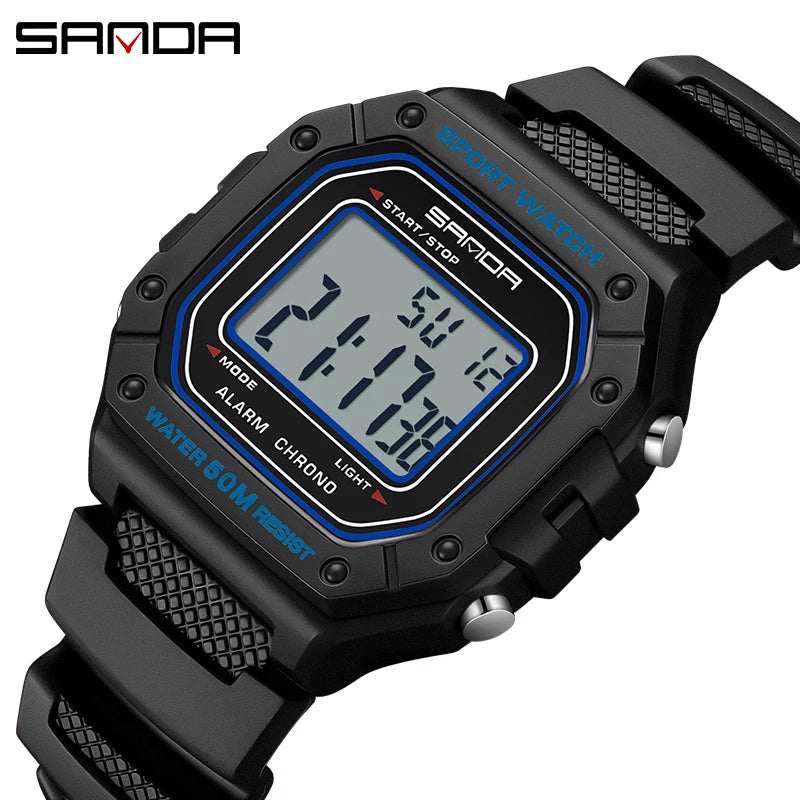   SANDA 2156 Fashion Mens Watch Military Water Resistant Sport Watches Army Big Dial Led Digital Wristwatches  Watches   EUR Brandsonce   SANDA Brandsonce Brandsonce