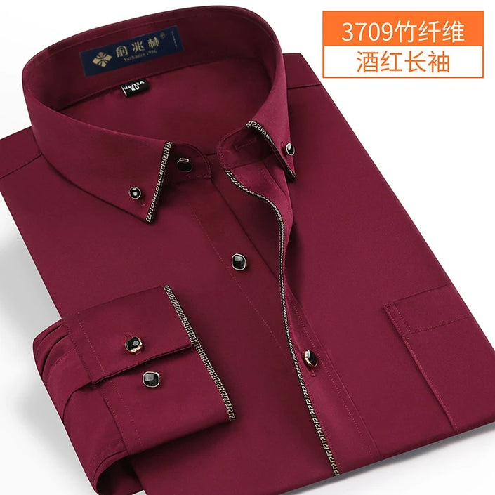   new arrival Spring commercial easy care shirt male oversize long-sleeve plus size M-7XL8XL9XL  Clothing   EUR Brandsonce   Mei So Easy Brandsonce Brandsonce