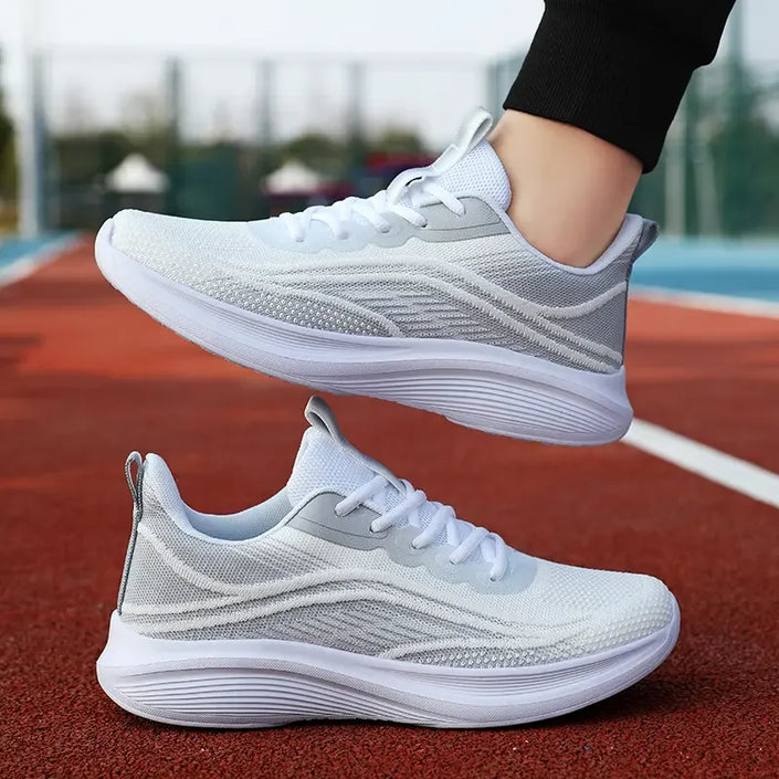   Casual Woman Sneakers Anti Slip Mesh Breathable Athletic Shoe for Hiking Running Fashion Trendy Couple Style  Shoes   EUR Brandsonce   Materswe Brandsonce Brandsonce