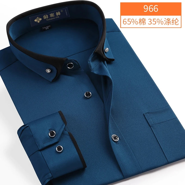   new arrival Spring commercial easy care shirt male oversize long-sleeve plus size M-7XL8XL9XL  Clothing   EUR Brandsonce   Mei So Easy Brandsonce Brandsonce