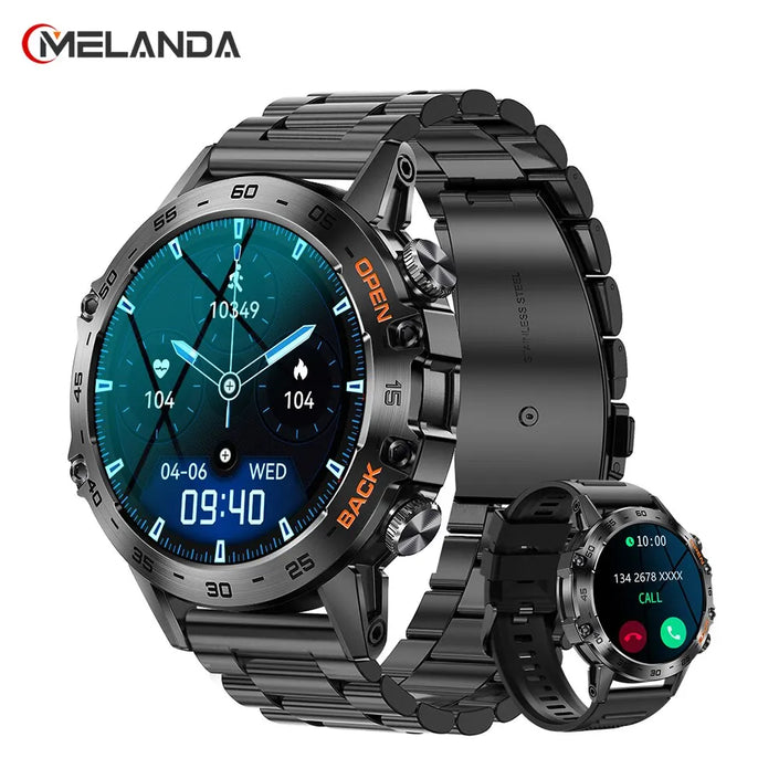   Melanda Smart Watch for Android IOS K52 Steel 1.39