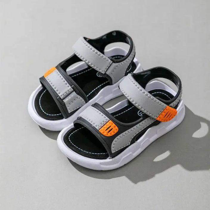   2024 Cute Short Leather Sandals for Boys Summer Style Eye Catching Kids Shoes  Shoes   EUR Brandsonce   NoEnName_Null Brandsonce Brandsonce