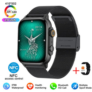   AMOLED Screen Ultra Smart Watch Bluetooth Call Series 8 High Refresh Rate NFC Smartwatch for men and Women  Watches   EUR Brandsonce   GEJIAN Brandsonce