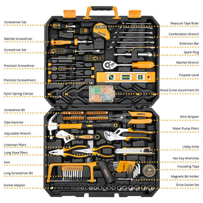   DEKO DKMT228 Socket Wrench Auto Repair Tool Combination Package Mixed Tool Set  Car Repair Tool   EUR Brandsonce   DEKO Brandsonce Brandsonce