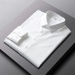   New elastic silk white shirt men's long sleeved non ironing solid color casual slim fit business shirt  Clothing   EUR Brandsonce   NoEnName_Null Brandsonce Brandsonce