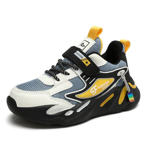   Kid Sneakers Sport Shoes for Boys Fashion Leather Children Breathable Mesh Comfort Shoes  Shoes   EUR Brandsonce   HJSUNFORYOU Brandsonce Brandsonce