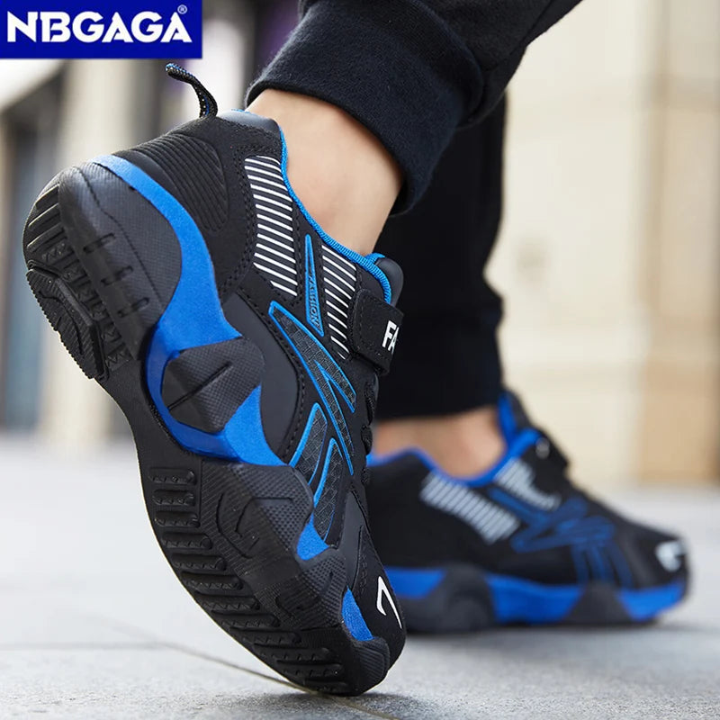   Fashionable Leather Kids Boys Shoes for School Sports Casual Sneakers Running Walking Tennis Shoe for Children 7-12 Years  Shoes   EUR Brandsonce   NBGAGA Brandsonce Brandsonce