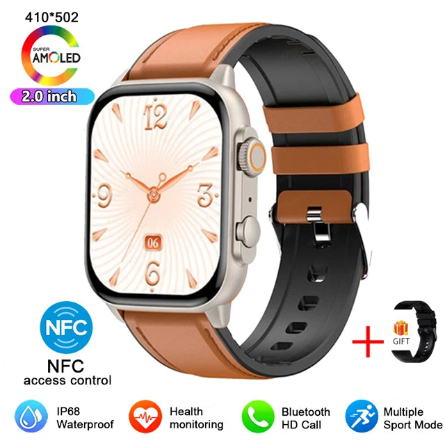   AMOLED Screen Ultra Smart Watch Bluetooth Call Series 8 High Refresh Rate NFC Smartwatch for men and Women  Watches   EUR Brandsonce   GEJIAN Brandsonce Brandsonce