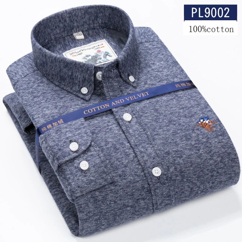   New Long-sleeve shirts for men casual 100%cotton warm shirt solid elegant designer office clothes  Clothing   EUR Brandsonce   qi xiu cai Brandsonce Brandsonce