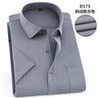   New Hot Short Sleeve Solid Color Men's Shirt Fashionable Business Casual No-Iron Professional  Casual Shirts   EUR Brandsonce   NoEnName_Null Brandsonce Brandsonce