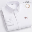   100% Pure Cotton Men's Long Sleeve Oxford Spinning Shirt Business Leisure Embroidery Pocket Slim  Clothing   EUR Brandsonce   NoEnName_Null Brandsonce Brandsonce