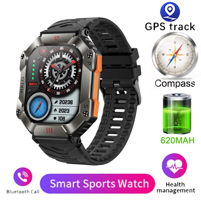   Military Smart Watch Men for xiaomi Band Sports Fitness Tracker Ip67 Waterproof AI Voice Bluetooth Call  Watch   EUR Brandsonce   GEJIAN Brandsonce Brandsonce