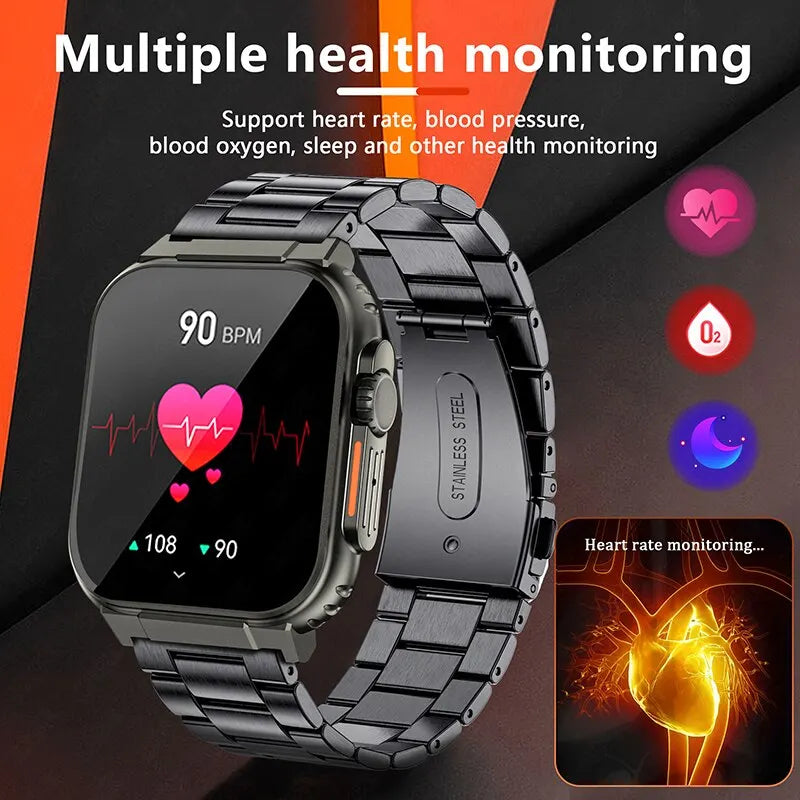   LIGE Bluetooth Call Men Smart Watch Women 600Mah Large Battery 100+ Sports Fitness Tracker  Watches   EUR Brandsonce  